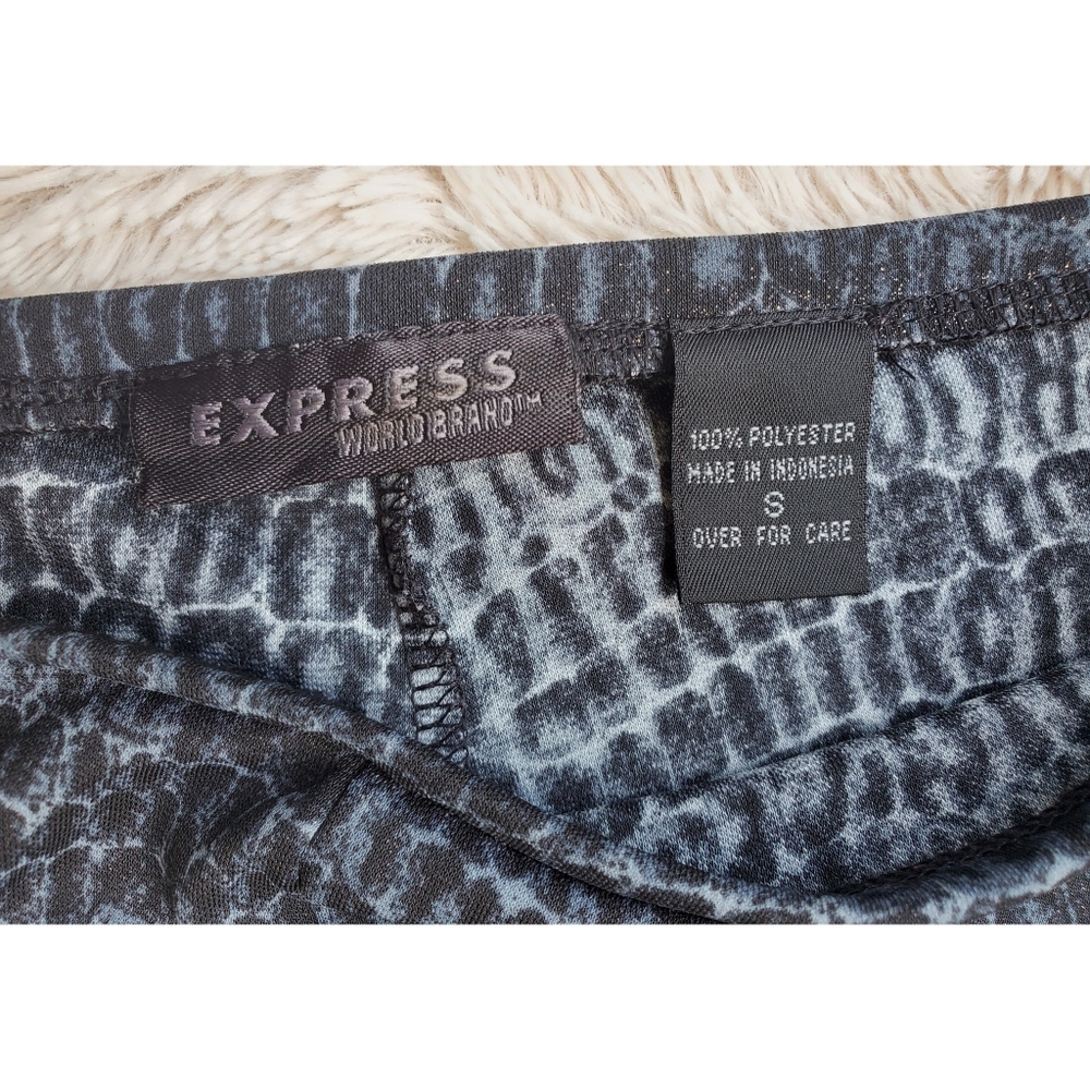 Express Snakeskin Pattern Pants - image 6